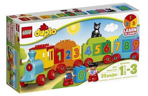Vianočný darček pre dvojročné dieťa Lego Duplo Vláčik s číslami
