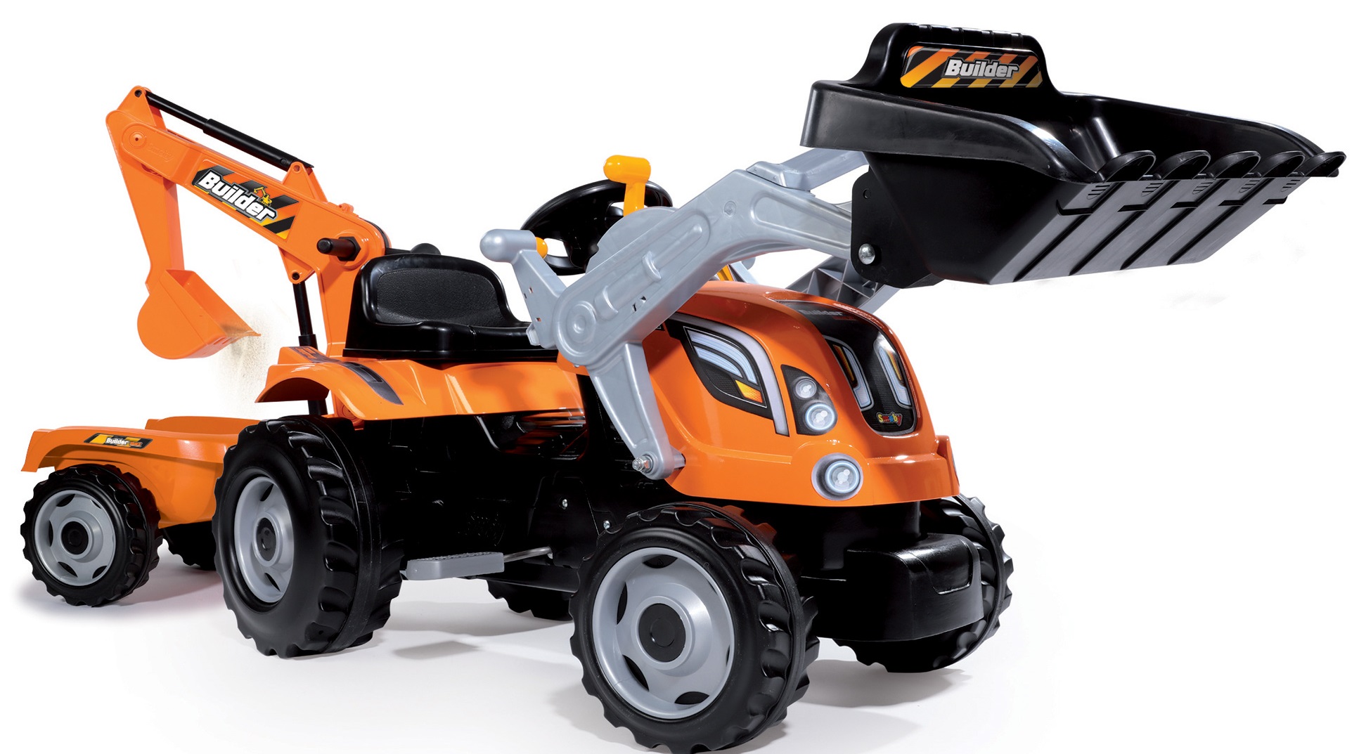 Traktor Smoby Max Builder recenzia
